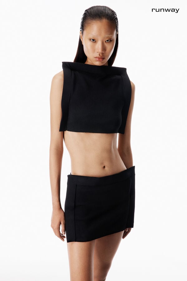 t alexander wang Frame Sleeveless Crop Top