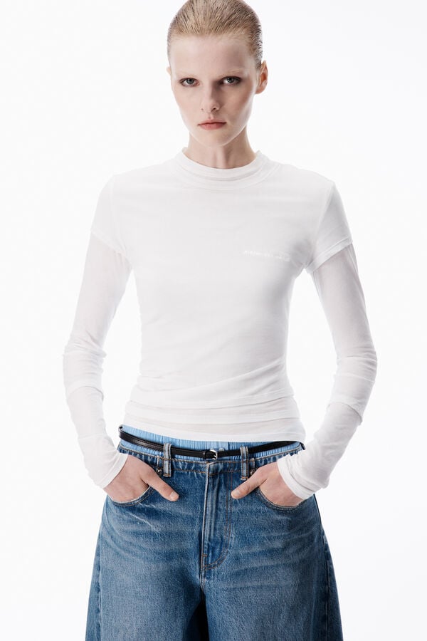 t alexander wang Layered Long Sleeve Tee