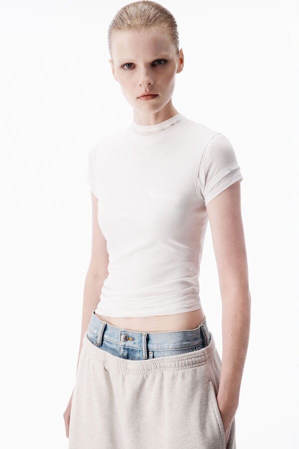 t alexander wang Layered Short Sleeve Tee