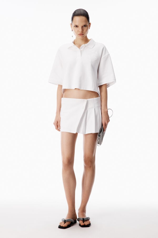 t alexander wang Pleated Wrap Mini Skirt