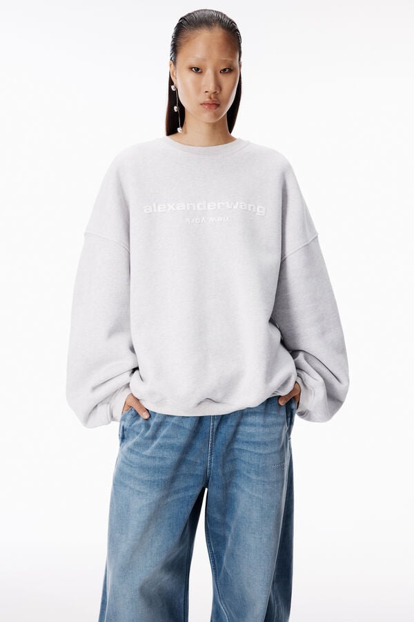 t alexander wang Puff Logo Sweatshirt