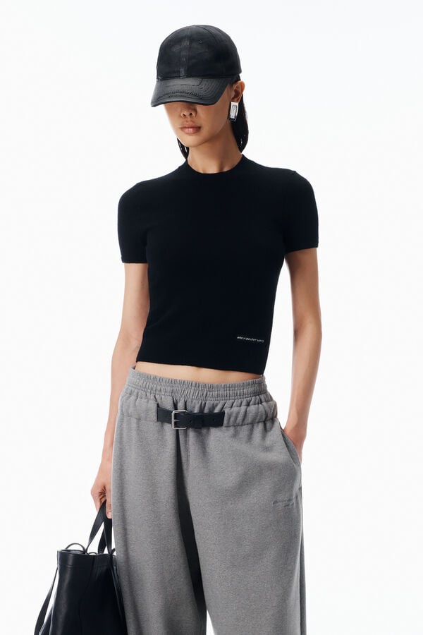 t alexander wang Short Sleeve Wool Tee