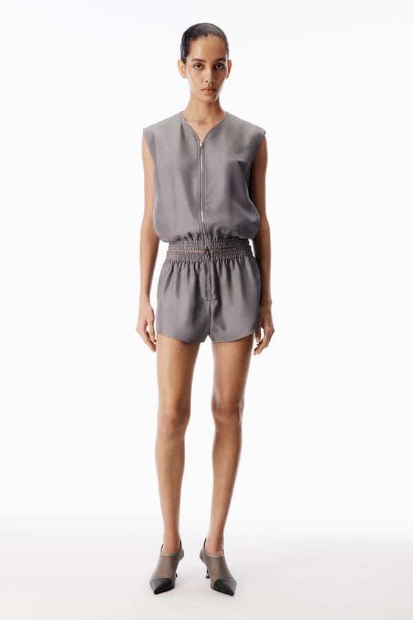 t alexander wang Silk Twill Track Short