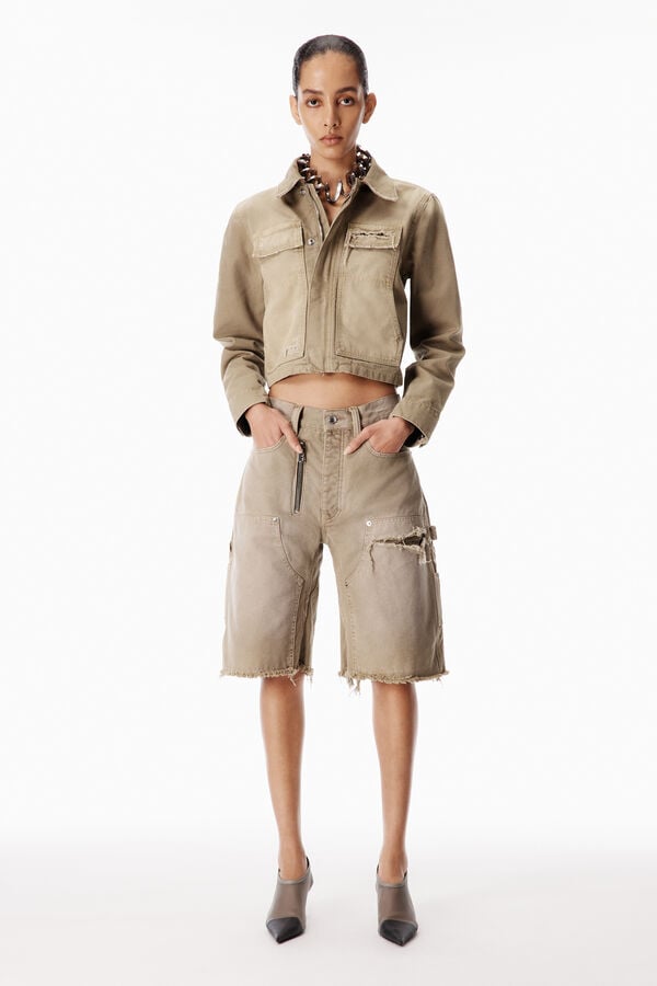 t alexander wang Zip Mid-Rise Carpenter Short