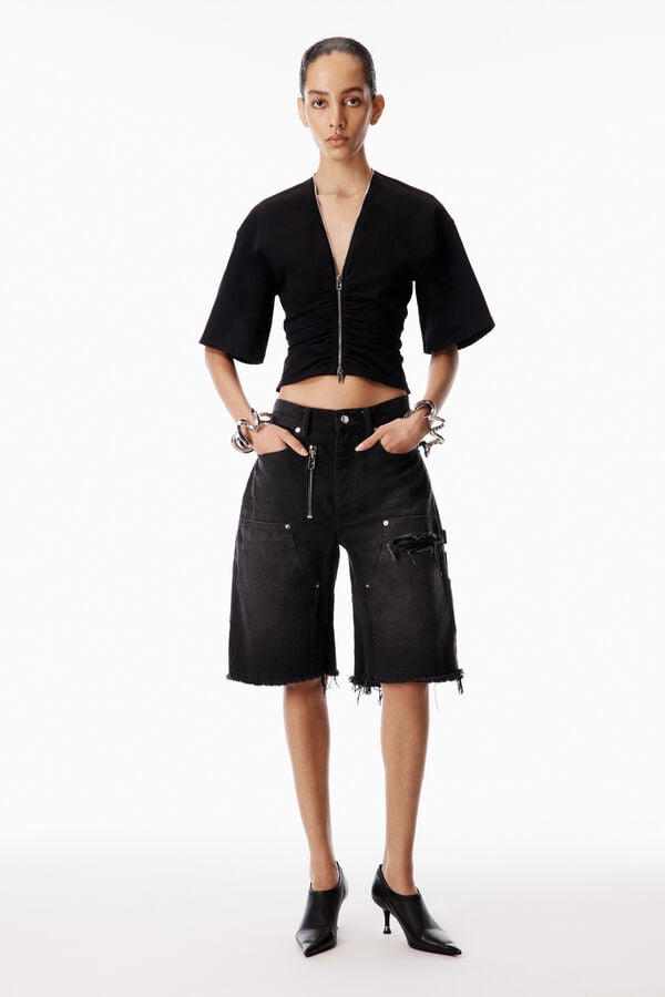 t alexander wang Zip Mid-Rise Carpenter Short