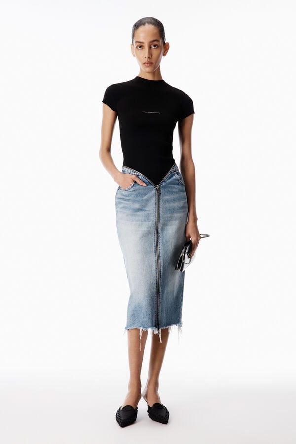 t alexander wang Zip V-Waist Skirt