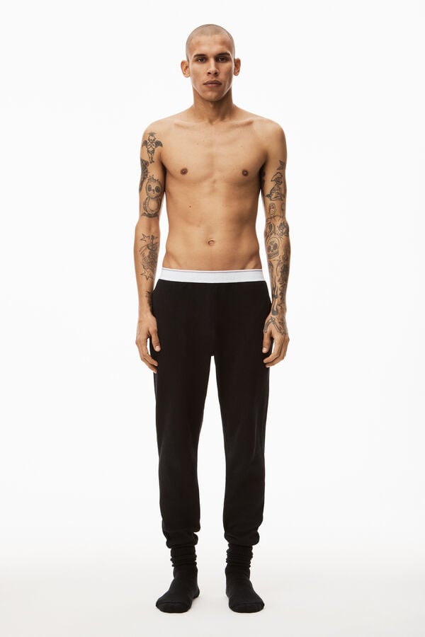 t alexander wang UNISEX JOGGER IN COTTON WAFFLE THERMAL