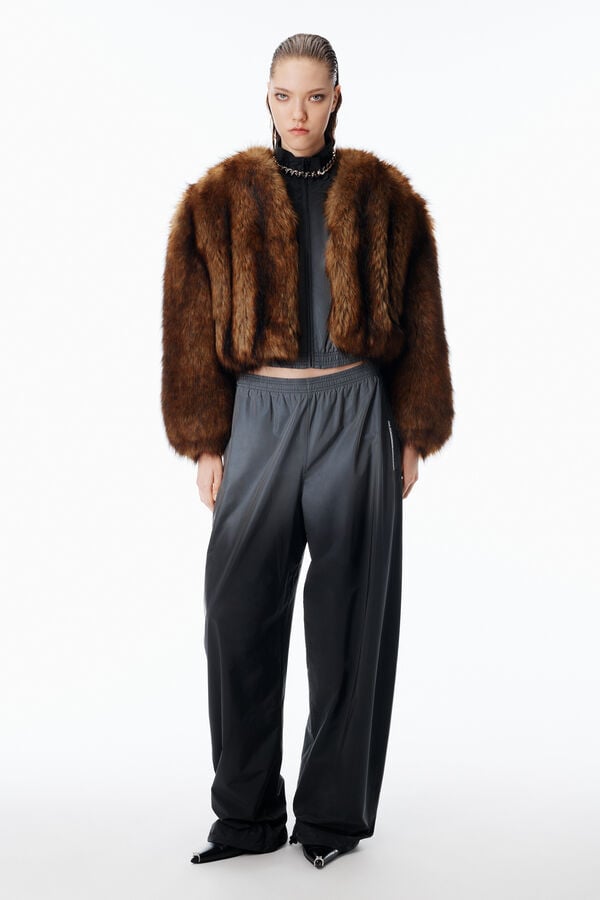 t alexander wang Unisex Reflective Track Pant Mid-Rise