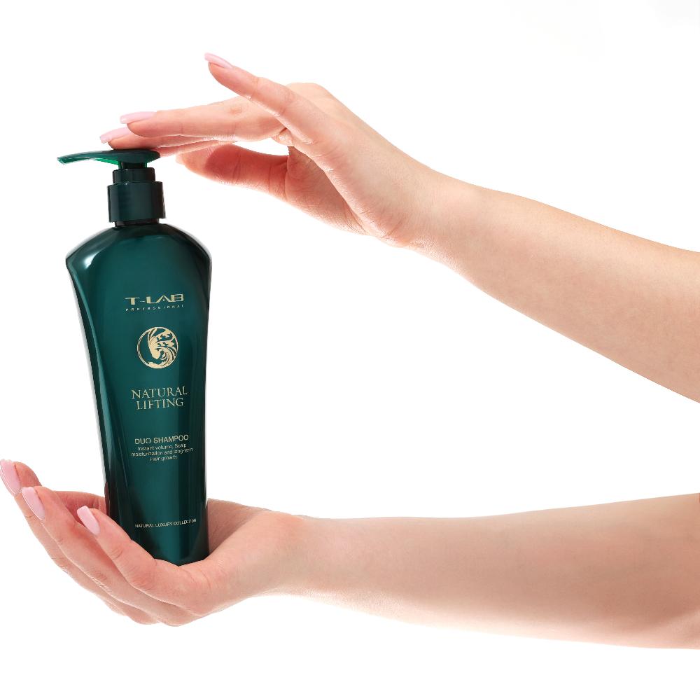 T Lab Professional NATURAL LIFTING DUO Shampoo 300 Ml
