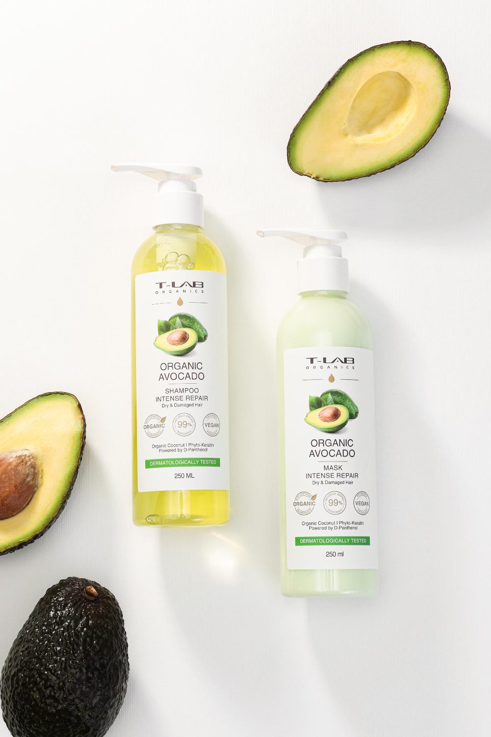 T Lab Professional Organic Avocado Intense Repair Shampoo 250 Ml