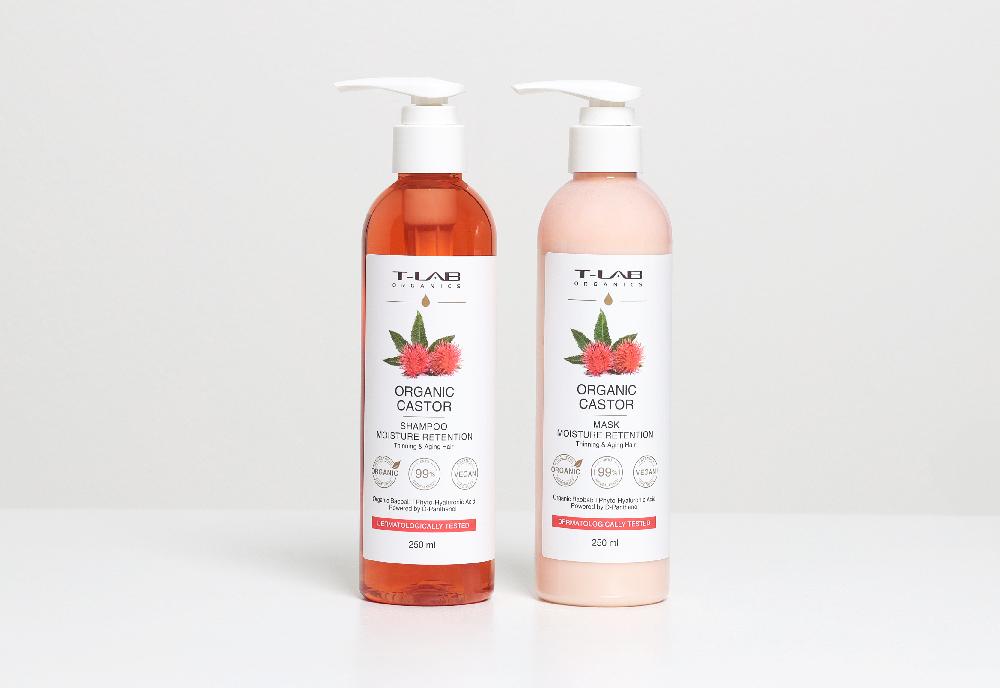 T Lab Professional Organic Castor Moisture Retention Shampoo 250 Ml