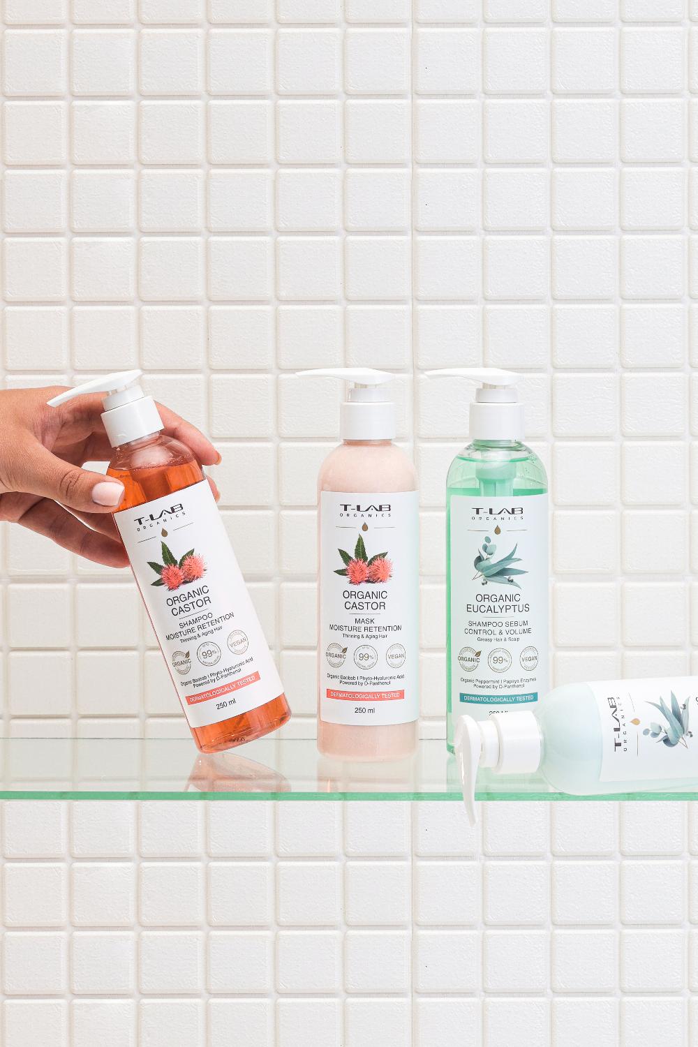 T Lab Professional Organic Eucalyptus Sebum Control & Volume Shampoo 250 Ml