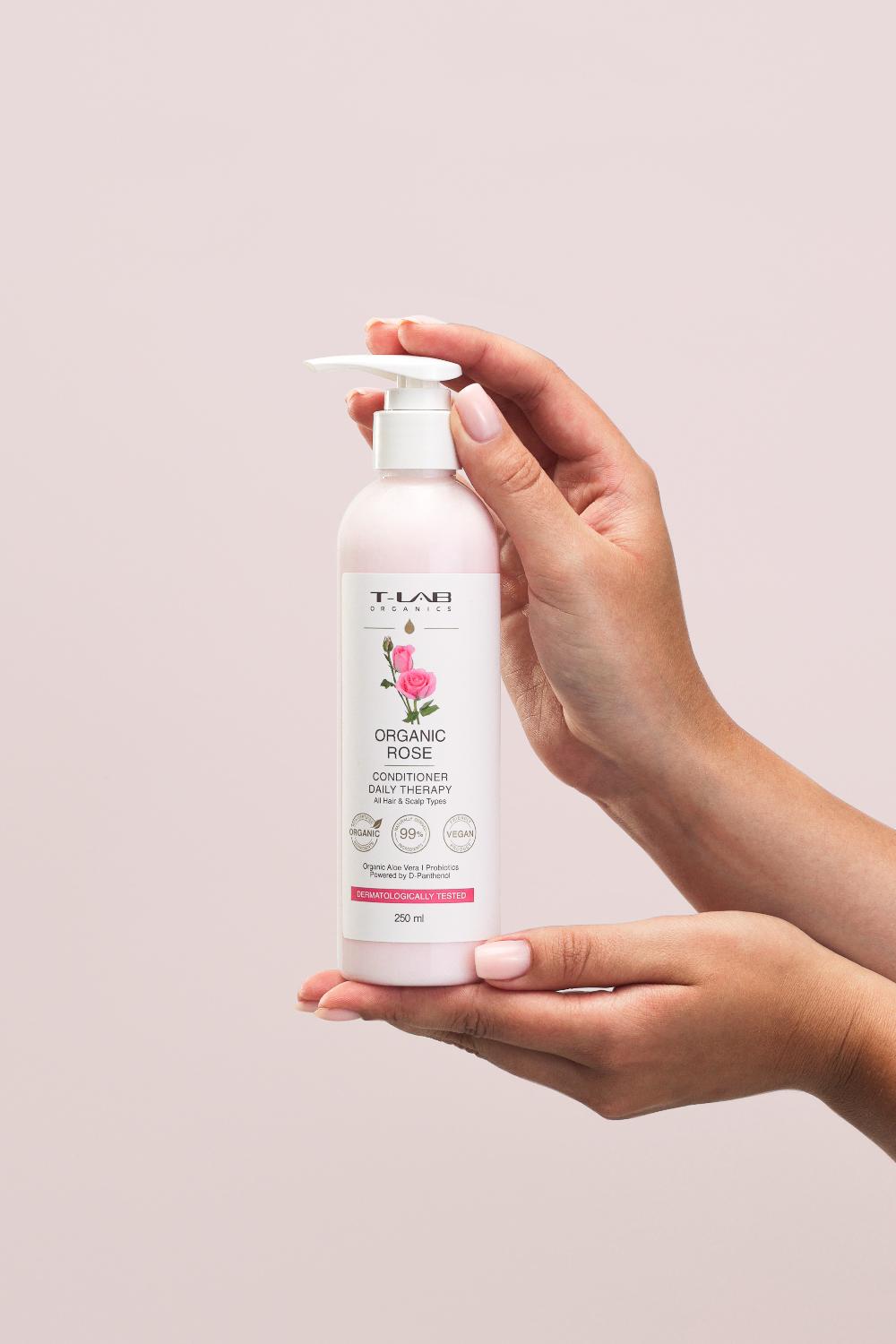 T Lab Professional Organic Rose Daily Therapy Shampoo 250 Ml