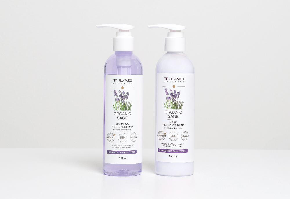 T Lab Professional Organic Sage Anti Dandruff Mask 250 Ml