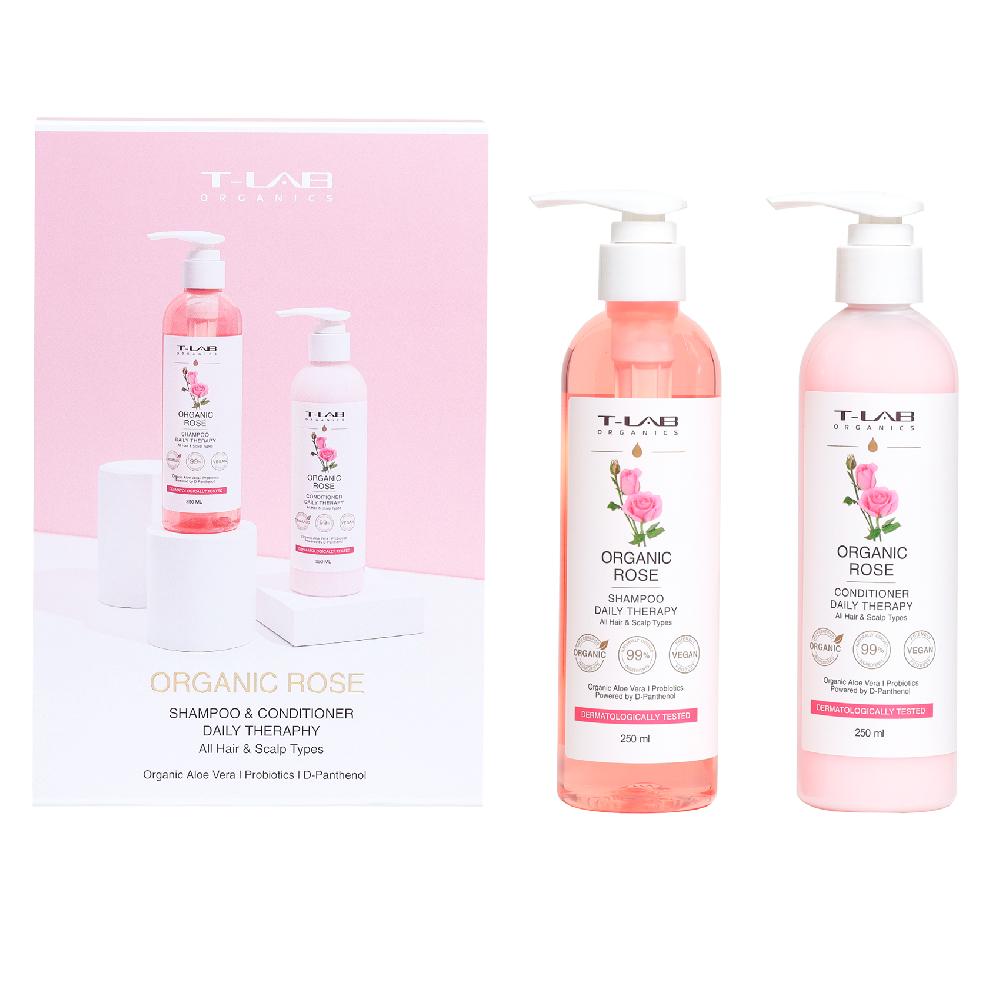 t lab professional ORGANIC Rose Set