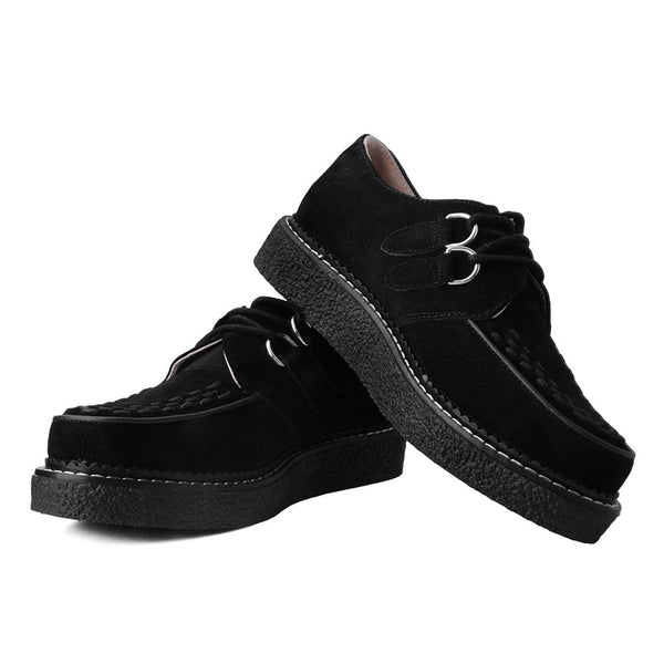 T.u.k 1970 Original Creeper Black Suede & White Stitch