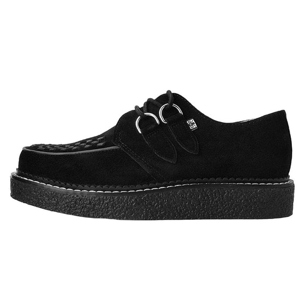 t.u.k 1970 Original Creeper Black Suede & White Stitch
