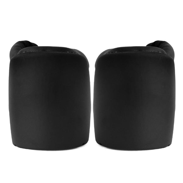 T.u.k Bubble Heel Platform Thongs Black Vegan Leather