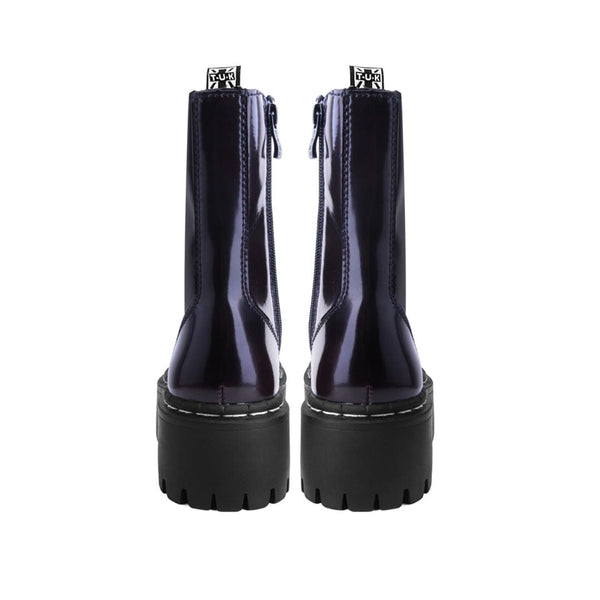 T.u.k Double Decker 10-Eye Boot Burgundy TUKskin™