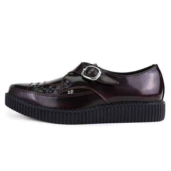 t.u.k Pointed Creeper Monk Buckle Burgundy TUKskin™