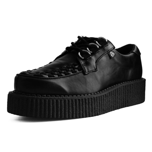 T.u.k Anarchic Creeper Black Vegan Leather