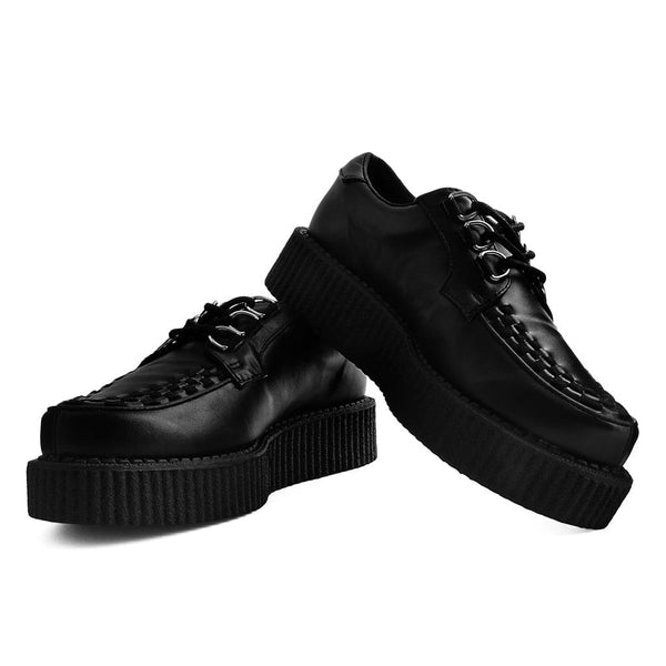 T.u.k Anarchic Creeper Black Vegan Leather