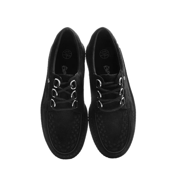 T.u.k Anarchic Creeper Black Vegan Suede