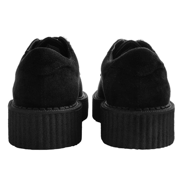 T.u.k Anarchic Creeper Black Vegan Suede