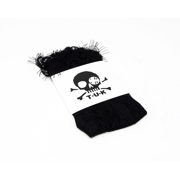 t.u.k Black Lace Ribbon Tie Ankle Sock