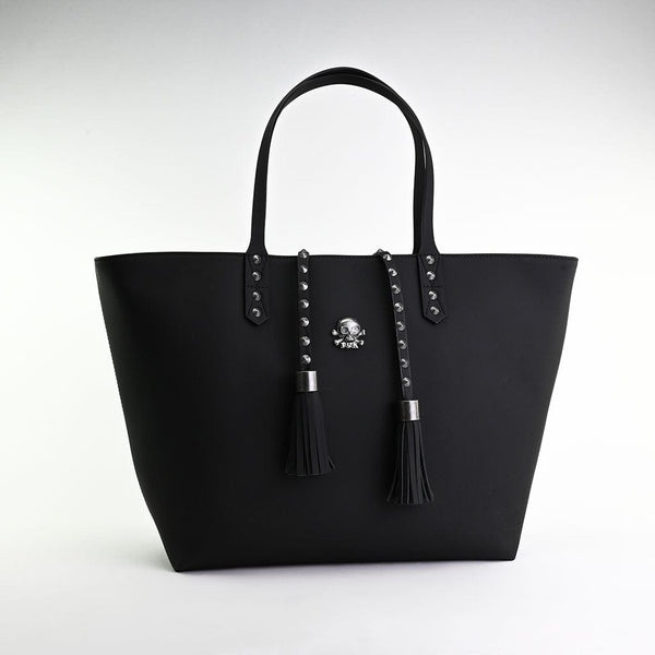 T.u.k Black Tassel Tote Bag