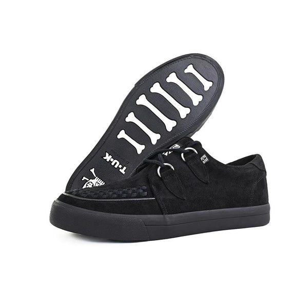 T.u.k Creeper Sneaker Black Vegan Suede