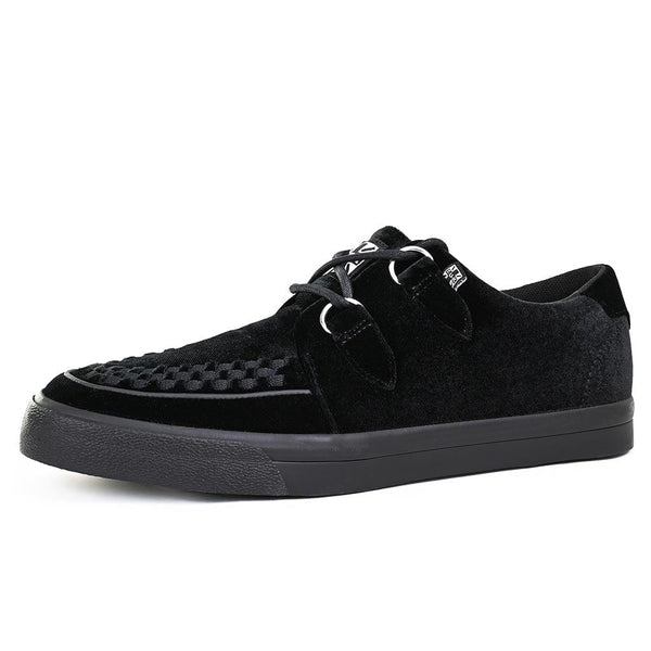 T.u.k Creeper Sneaker Black Velvet