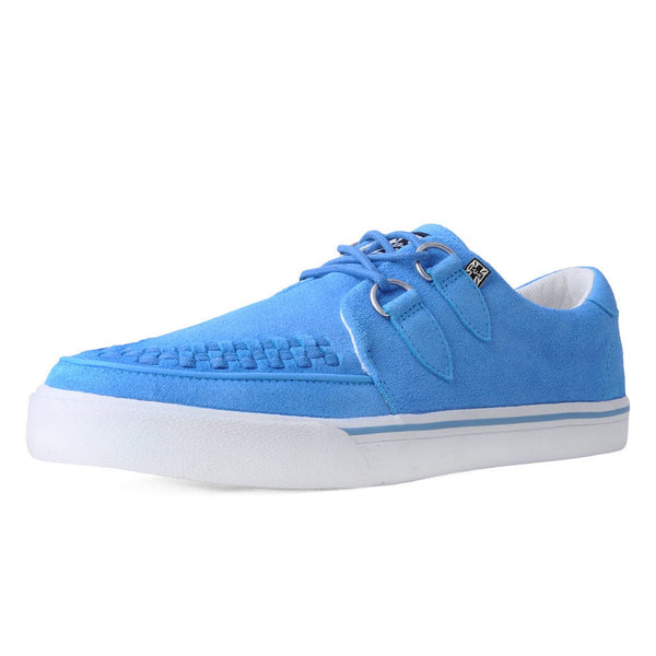 T.u.k Creeper Sneaker Blue & White Suede