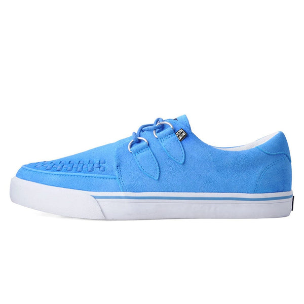 t.u.k Creeper Sneaker Blue & White Suede