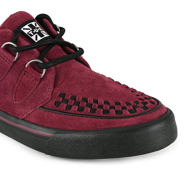 T.u.k Creeper Sneaker Burgundy Suede