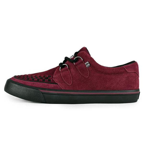 t.u.k Creeper Sneaker Burgundy Suede