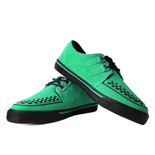T.u.k Creeper Sneaker Green Suede