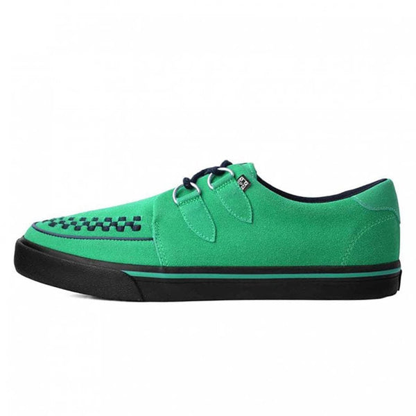 t.u.k Creeper Sneaker Green Suede