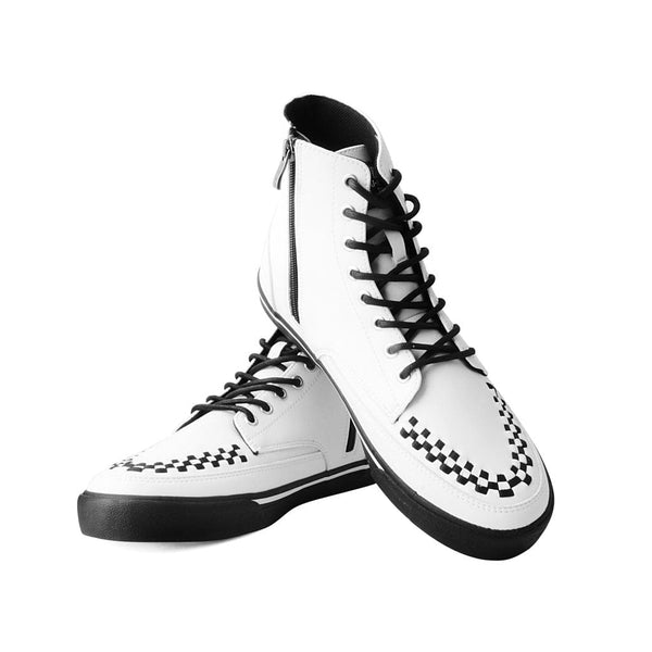 T.u.k Creeper Sneaker Hi Top White TUKskin™