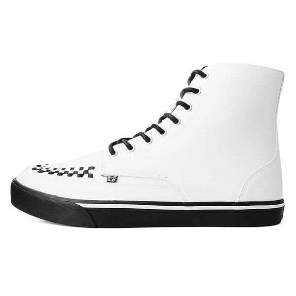 t.u.k Creeper Sneaker Hi Top White TUKskin™