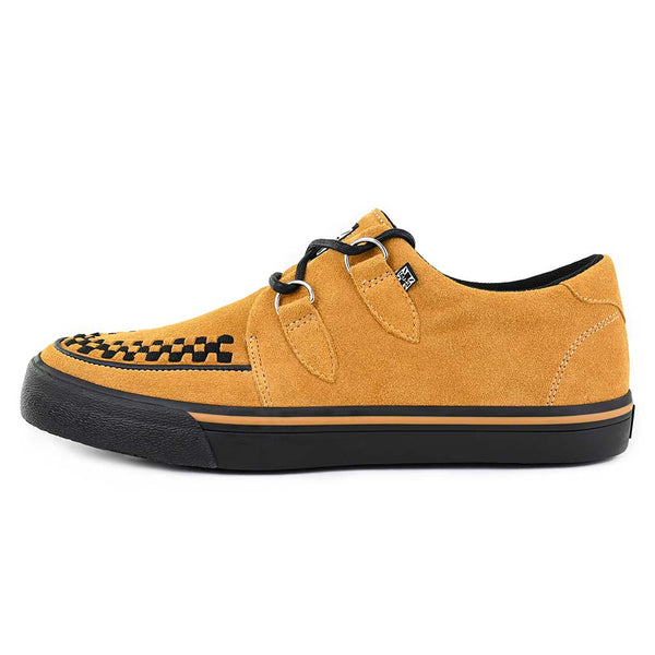 t.u.k Creeper Sneaker Hot Mustard Suede