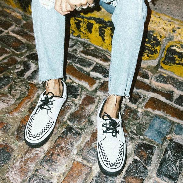 T.u.k Creeper Sneaker Mid Grey Suede