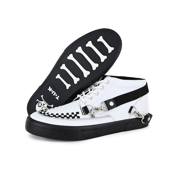 T.u.k Creeper Sneaker Mid Top White TUKskin™