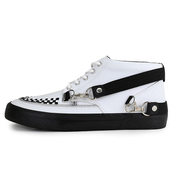 t.u.k Creeper Sneaker Mid Top White TUKskin™