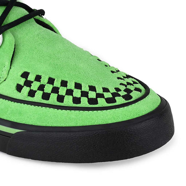 T.u.k Creeper Sneaker Neon Green Suede