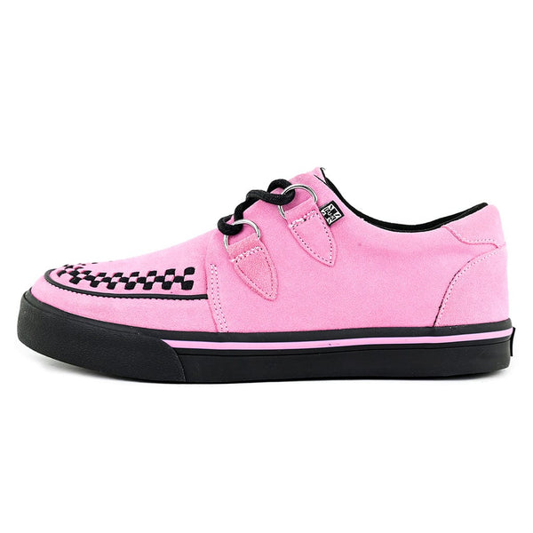 t.u.k Creeper Sneaker Pink Suede