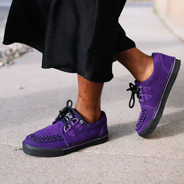 T.u.k Creeper Sneaker Purple Suede