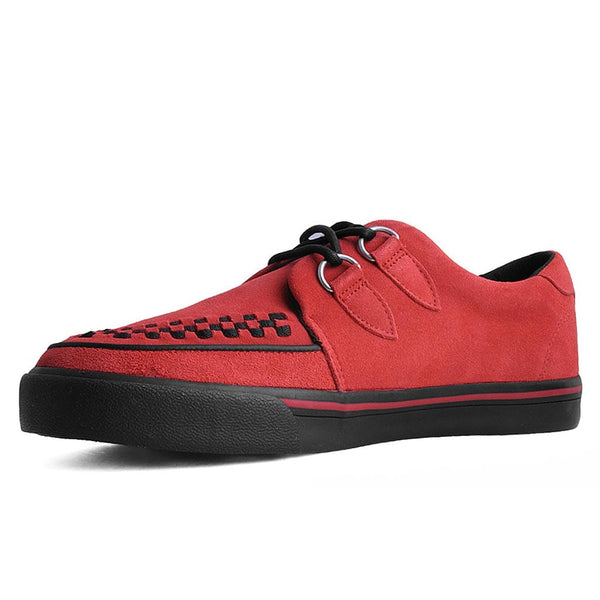 T.u.k Creeper Sneaker Red Suede
