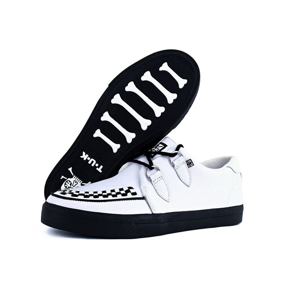 T.u.k Creeper Sneaker White Leather