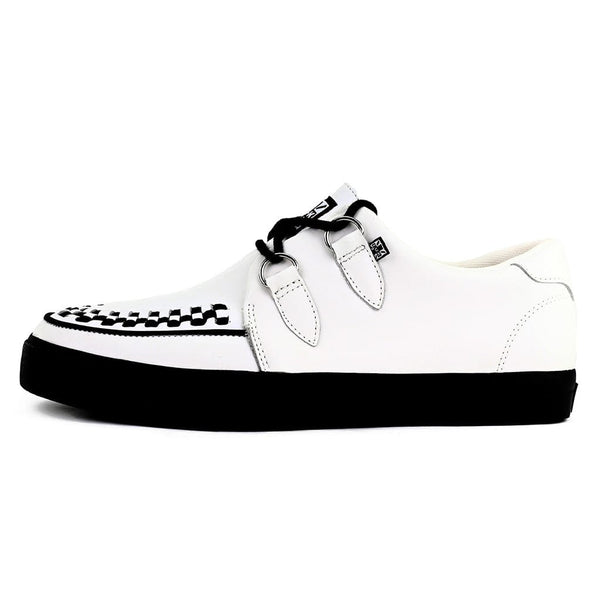 t.u.k Creeper Sneaker White Leather